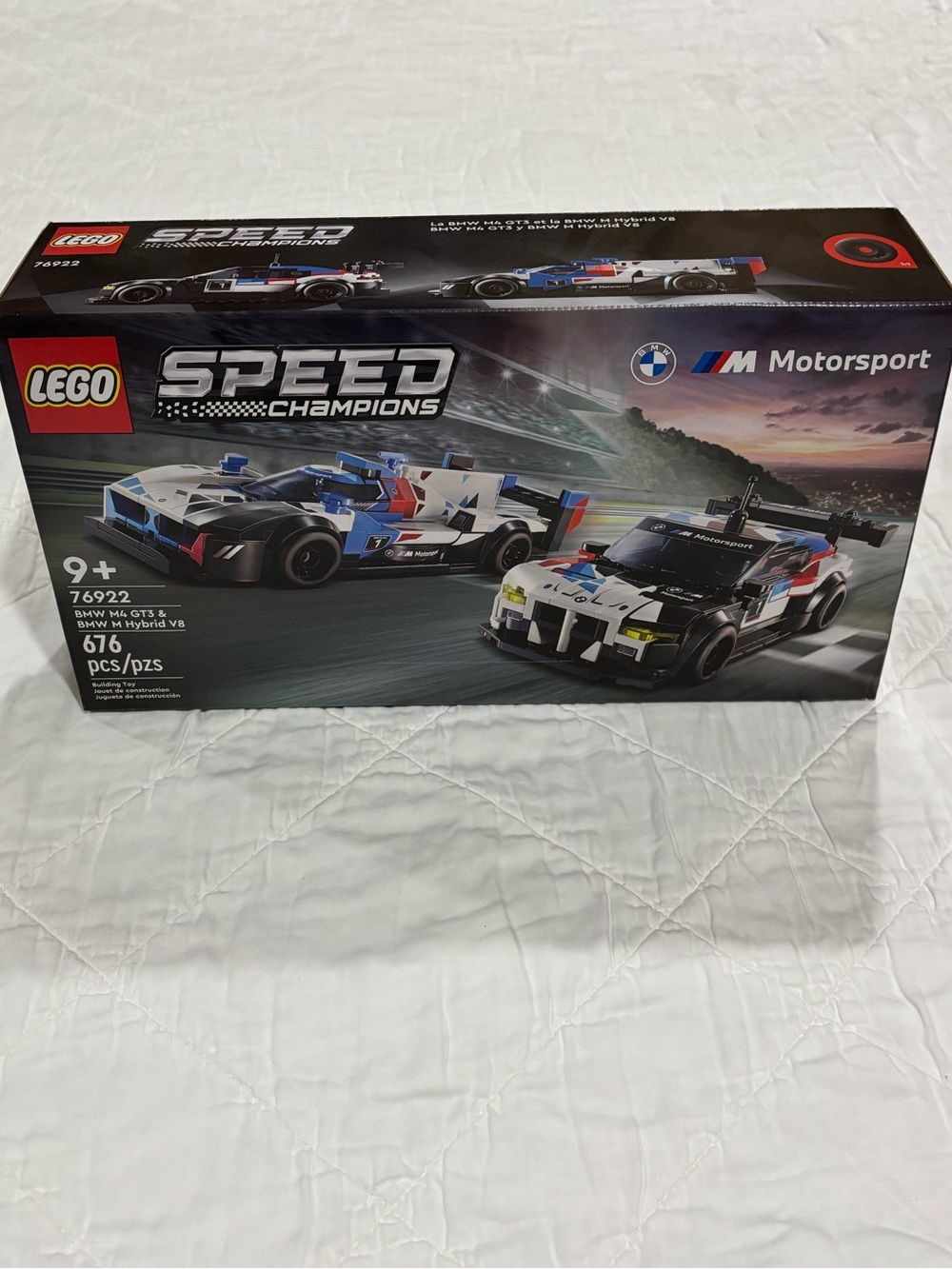 NWT Lego Speed Champions BMW M Motorsport Set - Blue White Black